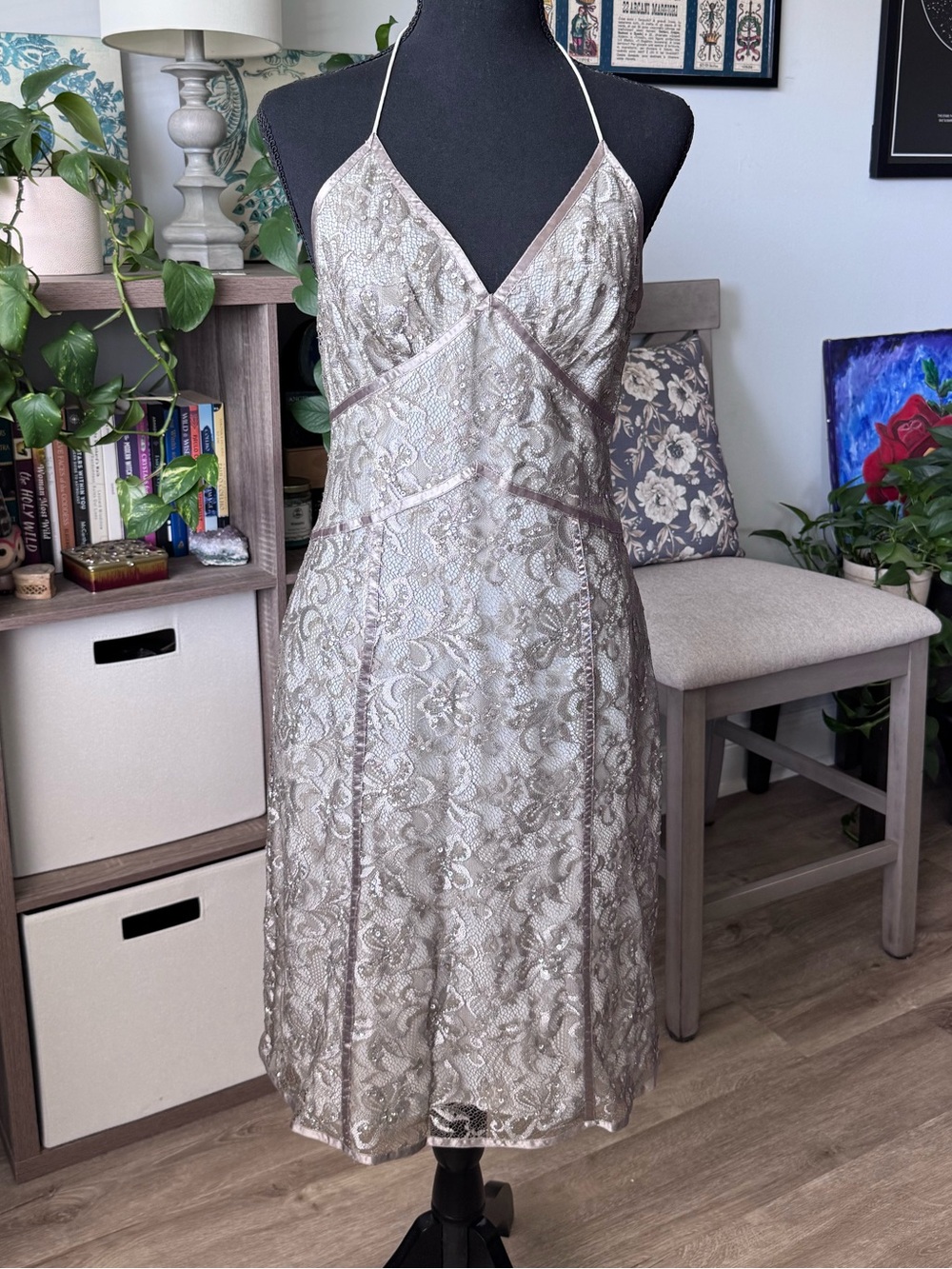 Halter Lace Dress